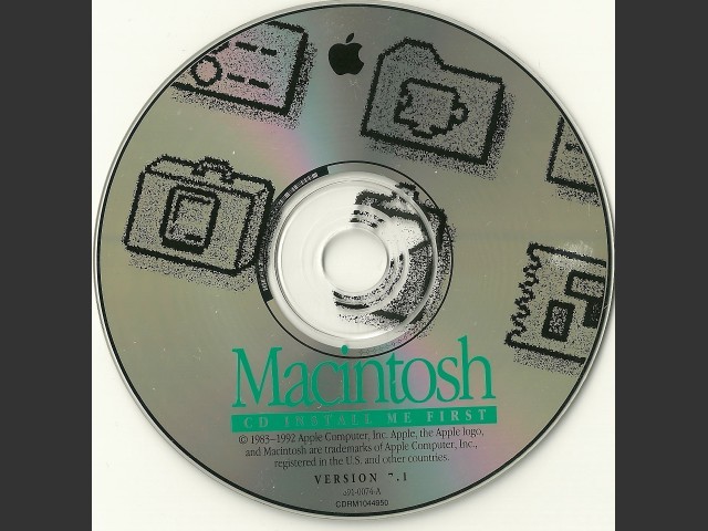 System 7.1 (691-0074-A) (CD) (1992)