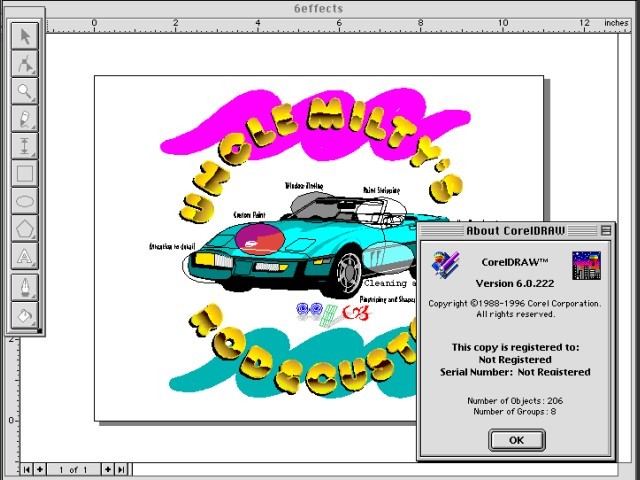 CorelDraw 6.0 (1996)