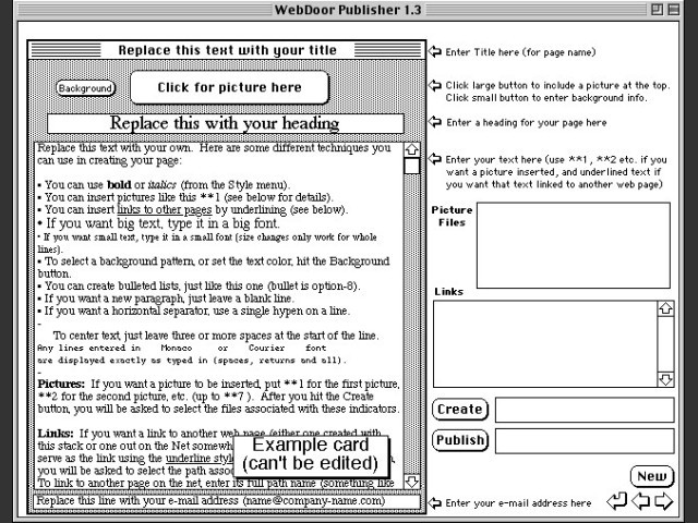 WebDoor Publisher (1995)