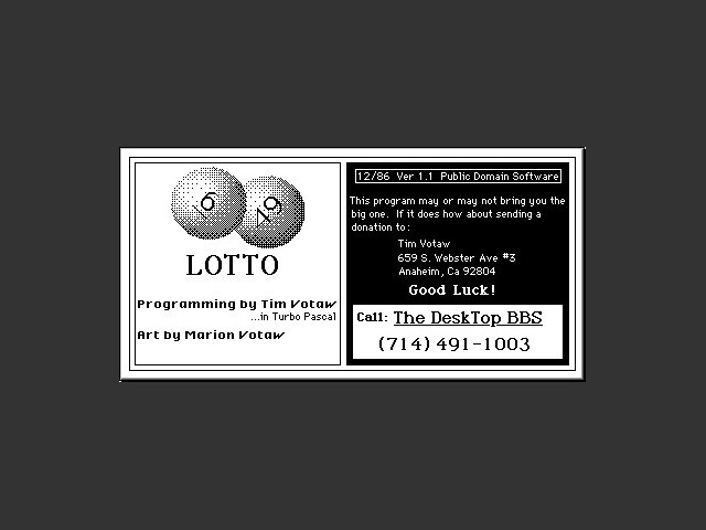 Lotto (1986)
