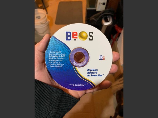 BeOS Developer Release 8 (1996)