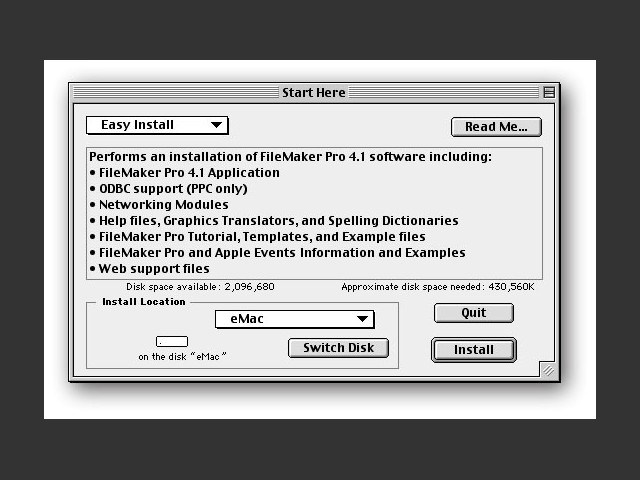 FileMaker Pro 4.1 (1998)