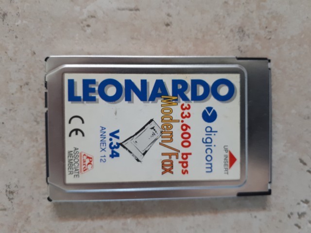 Digicom Leonardo 33.6 kbps modem fax driver (1997)