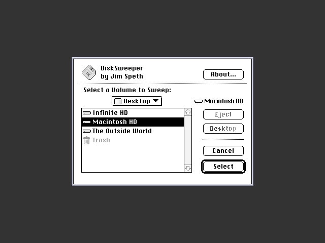 DiskSweeper 1.0 (1993)
