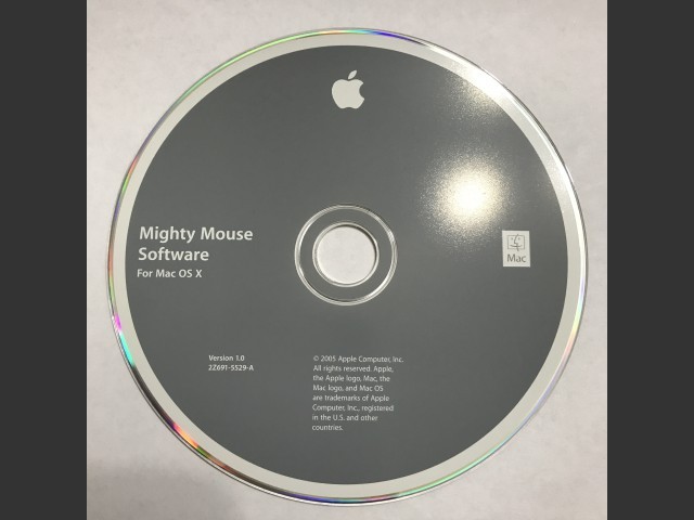 Mighty Mouse Software for Mac OS X Disc v1.0 (CD) (2005)