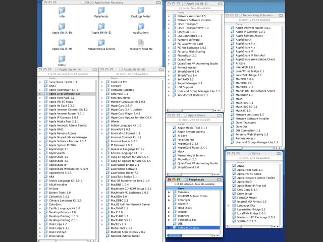 Applications Recovery Software List 