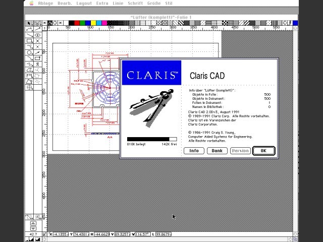 Claris CAD 2.0Dv3 (1997)