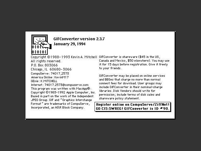 GIFConverter 2.x (1994)