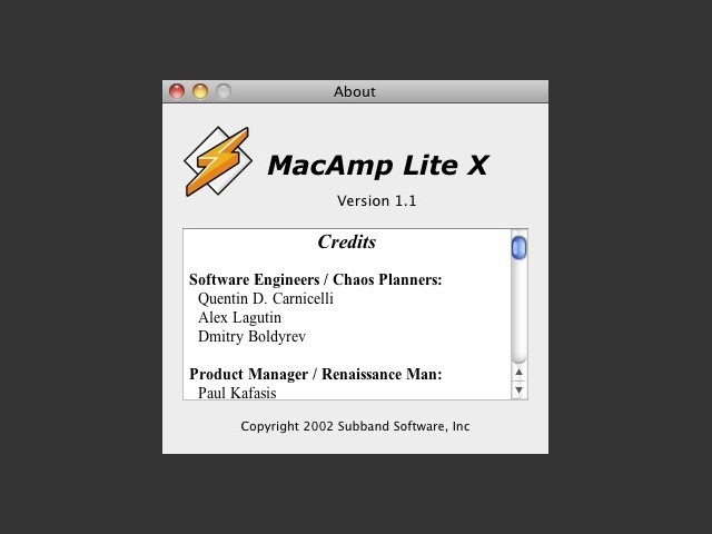 MacAMP Lite X (2002)