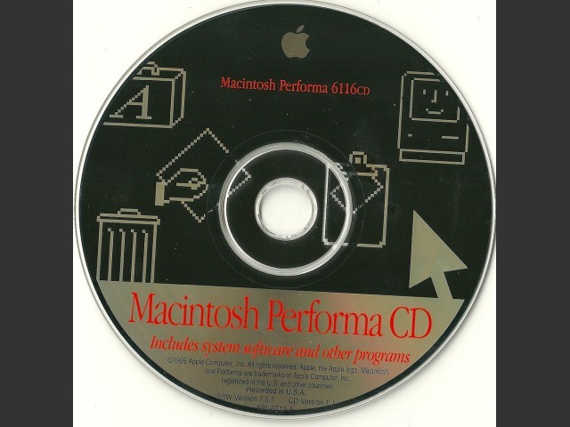 System 7.5.1 (Performa 6116CD) (CD) (1995)