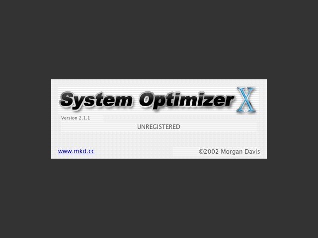 System Optimizer X (2002)