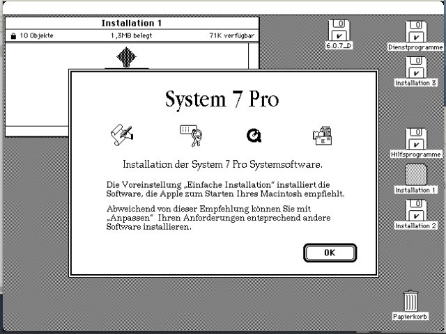Mac OS 7.1.1 (German) (1993)