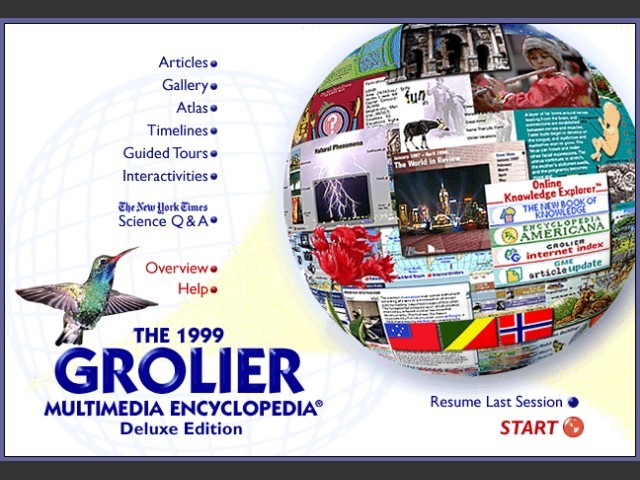 The 1999 Grolier Multimedia Encyclopedia Deluxe Edition (1999)