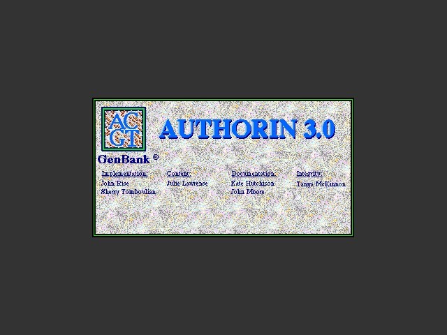 Authorin 3.0 (1992)