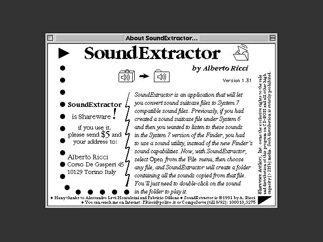 SoundExtractor 1.3.1 (1992)