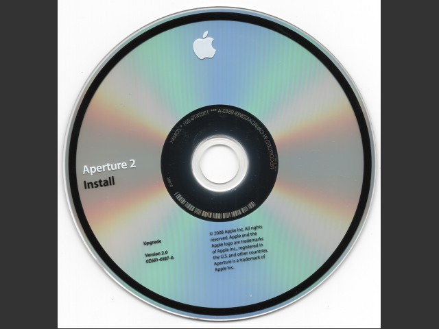 Aperture 2 Upgrade (691-6187-A,0Z) (DVD) (2008)