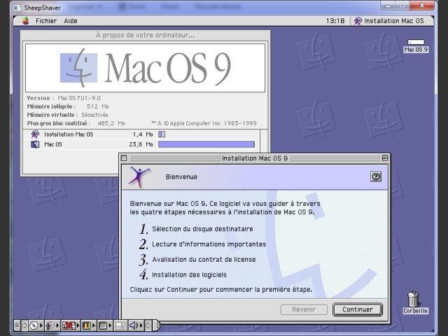 Mac OS FU1-9.0 Install Boot CD (French, Universal) (1999)