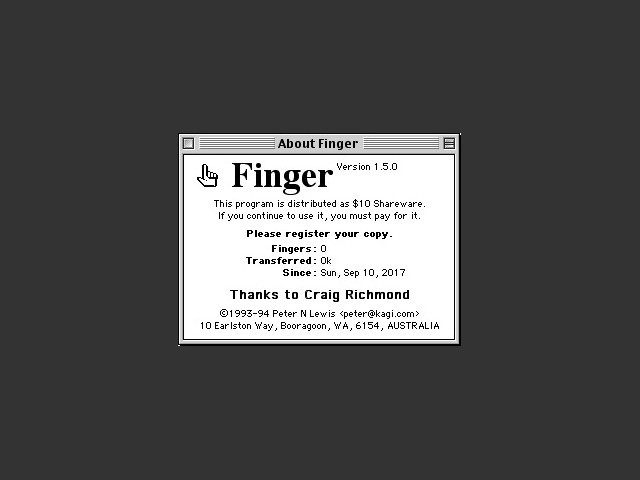 Finger (1993)