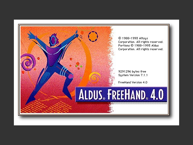 Aldus FreeHand 4.0 (1993)