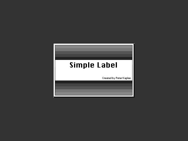 Simple Label 2.x (1991)