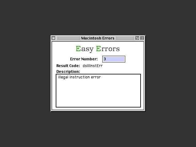 Easy Errors (1995)