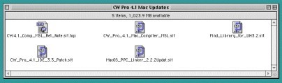 Metrowerks CodeWarrior Pro 4 Update 4.1 for Mac C/C++ (1998)