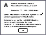 RasMac - RasMol Molecular Graphics Visualisation tool (1994)