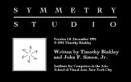 Symmetry Studio (1991)