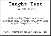 Taught Text (1993)