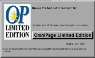 OmniPage 4.0.1 LE (1996)