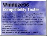 Windoze95 Compatibility Tester (1996)