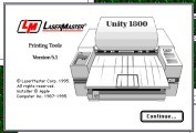 LaserMaster Unity 1800 Printing Tools and Utilities 5.1 (1995)