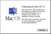 Mac OS 7.6.1 + Updates (FD) (Danish) (1995)