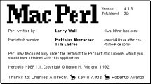 MacPerl 4 (1993)