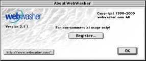 WebWasher 2.1.1rc (2000)