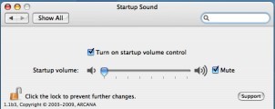 Startup Sound Preference Pane (2003)