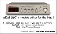 Akai SG01v editor (2000)