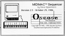 MIDIMAC Sequencer 2.5 (1986)