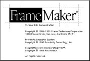 FrameMaker 3 (1991)