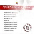 Apple France Marketing CD "Nouveaux Produits" (1993)