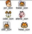 Garfield icons (1996)