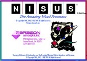 Nisus 3.06 Demo (1991)