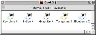 iBook X Icons (2000)