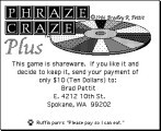 Phraze Craze Plus (1986)