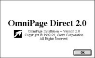 OmniPage Direct 2.0 (1994)