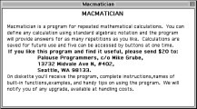 Macmatician (1987)