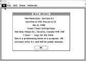 MacMolecules 3DMoles Version 0.1 (1986)