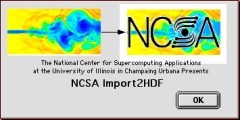 NCSA Import2HDF 1.0.4 (1993)