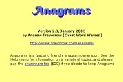 Anagrams (Carbon) (2003)