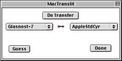 MacTranslit 1.3.2 (1995)